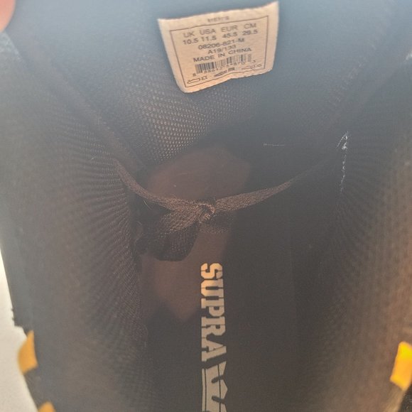 Limited Edition Supra Vaiders - Black and Yellow - Picture 5 of 5